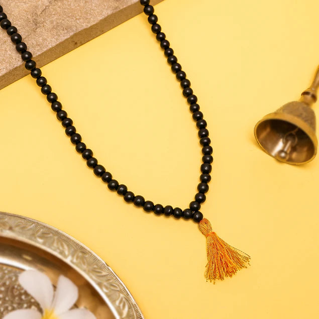 Original Karungali Malai 108-Beads Ebony Wood with Govt. Certified
