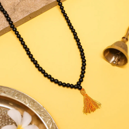 Original Karungali Malai 108-Beads Ebony Wood with Govt. Certified