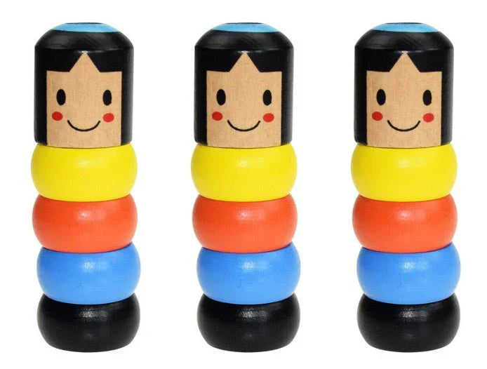 Immortal Daruma Unbreakable Wooden Man Magic Toy